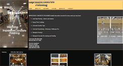 Desktop Screenshot of impressive-concrete.com